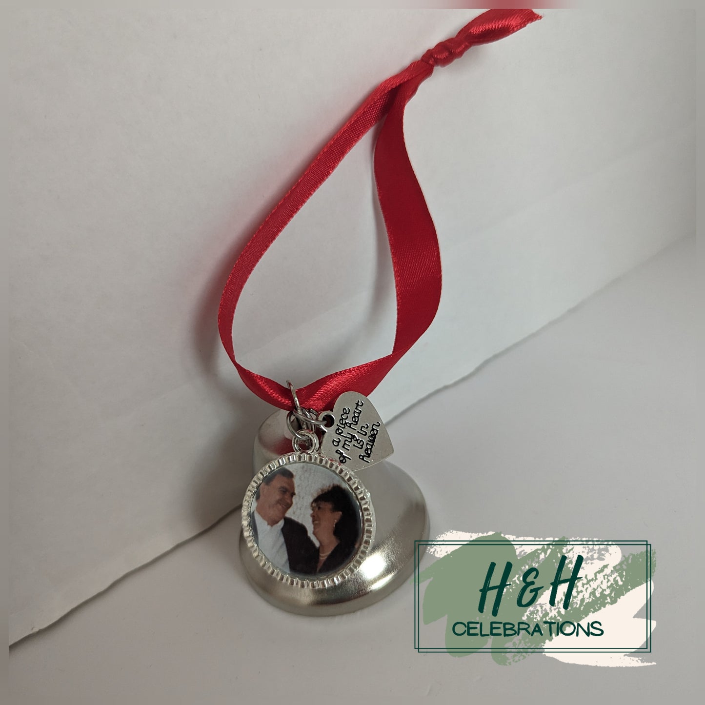 Personalised Memorial Bell Christmas Tree Decoration