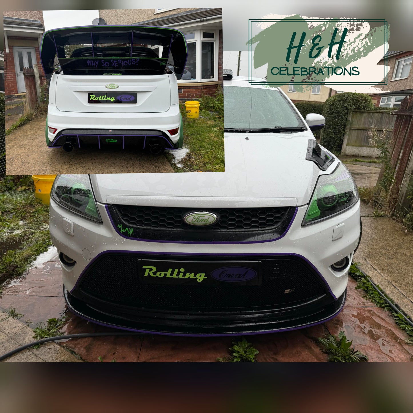 Rolling Oval Gloss Acrylic Show Plates