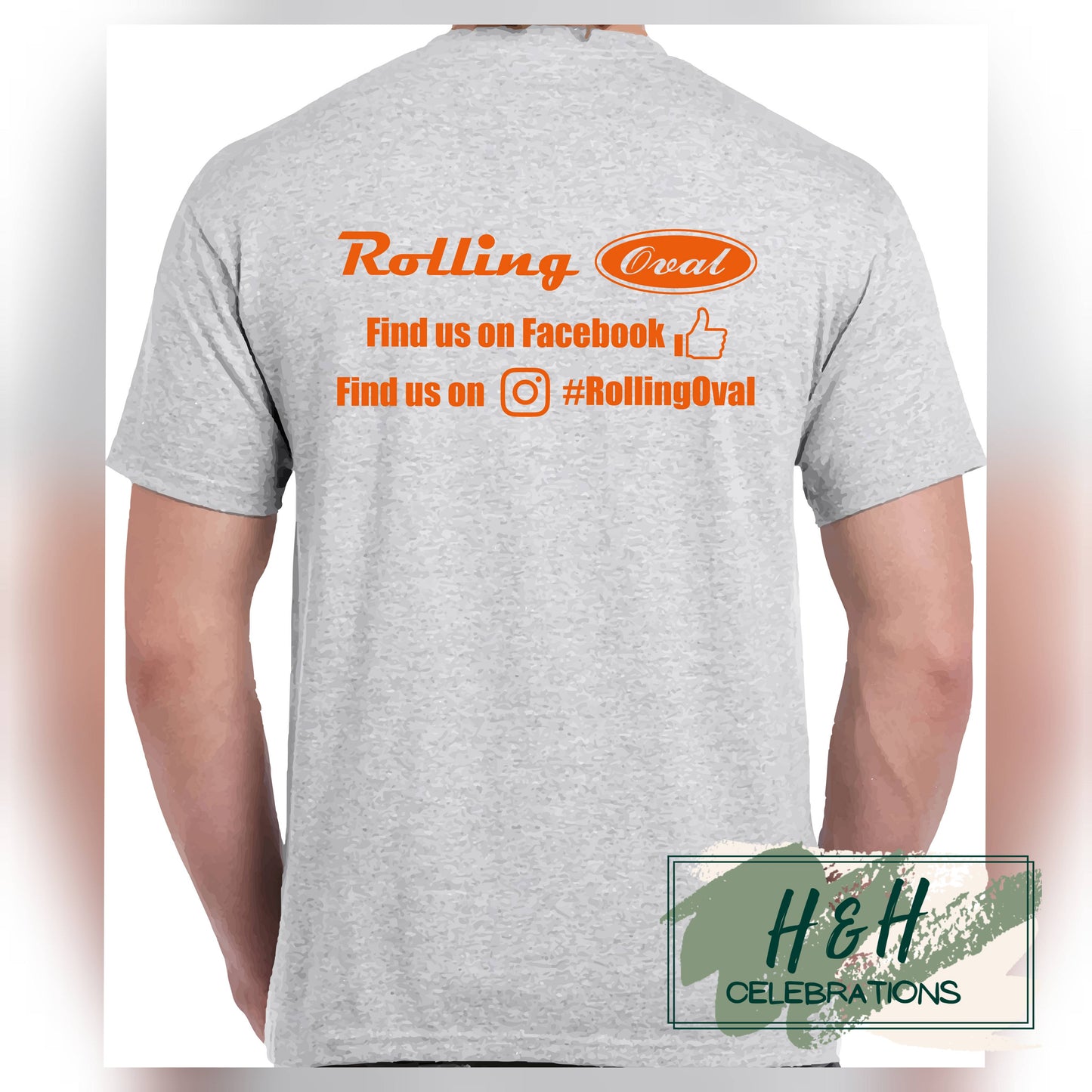 Rolling Oval T-Shirt For Kids - Ash