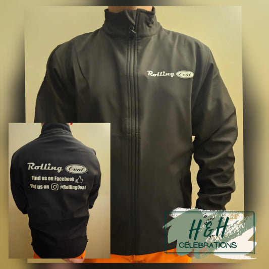 Rolling Oval Two Layer Soft Shell Jacket For Adults