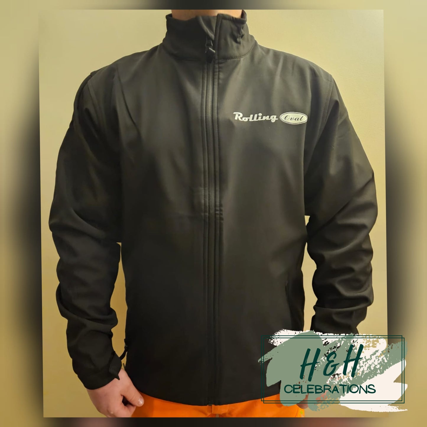 Rolling Oval Two Layer Soft Shell Jacket For Adults