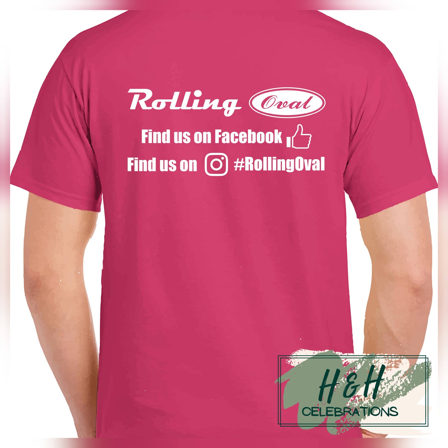 Rolling Oval T-Shirt For Kids - Heliconia