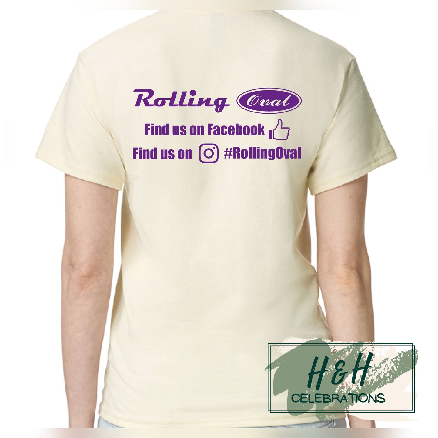 Rolling Oval T-Shirt For Kids - Off White