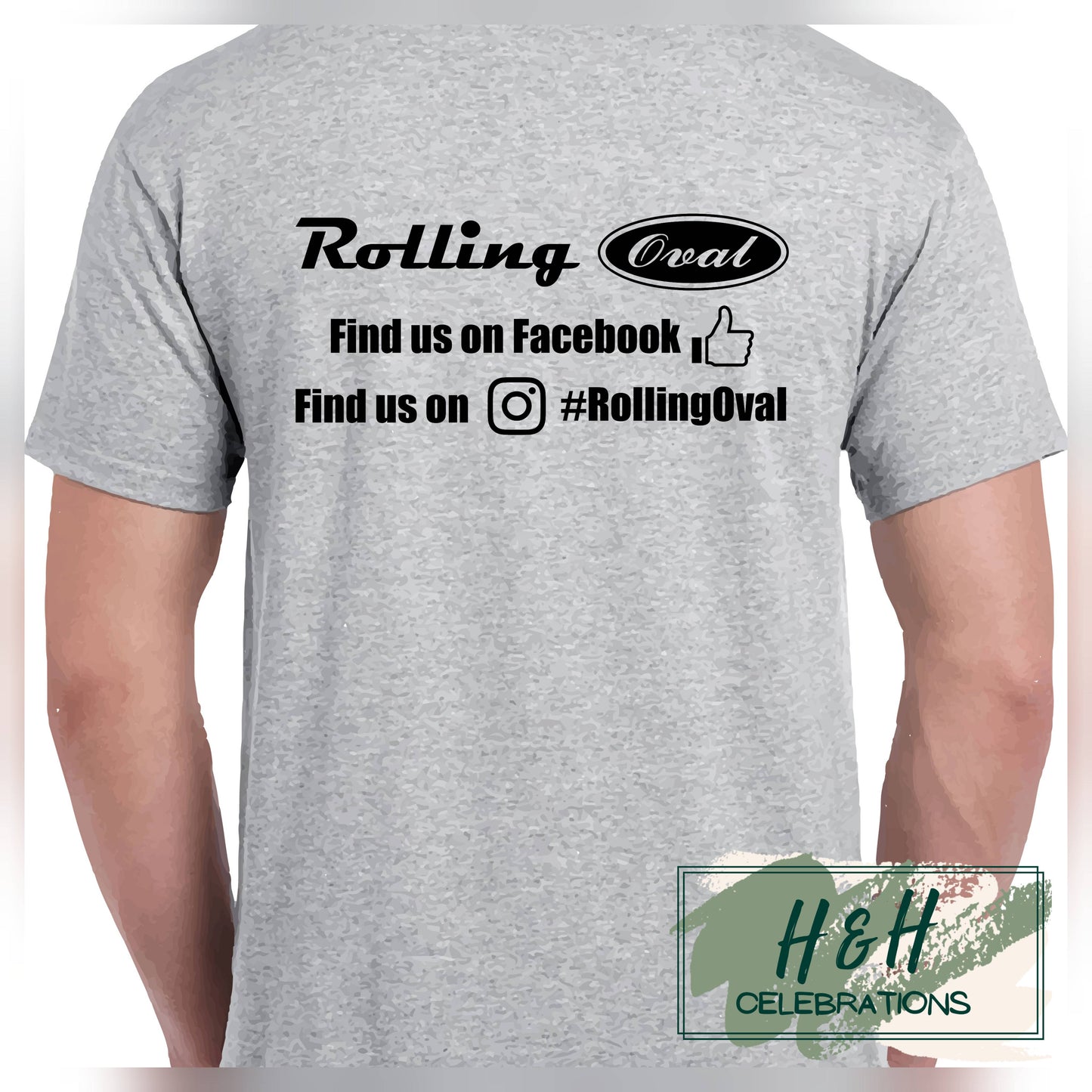 Rolling Oval T-Shirt For Kids - Sport Grey