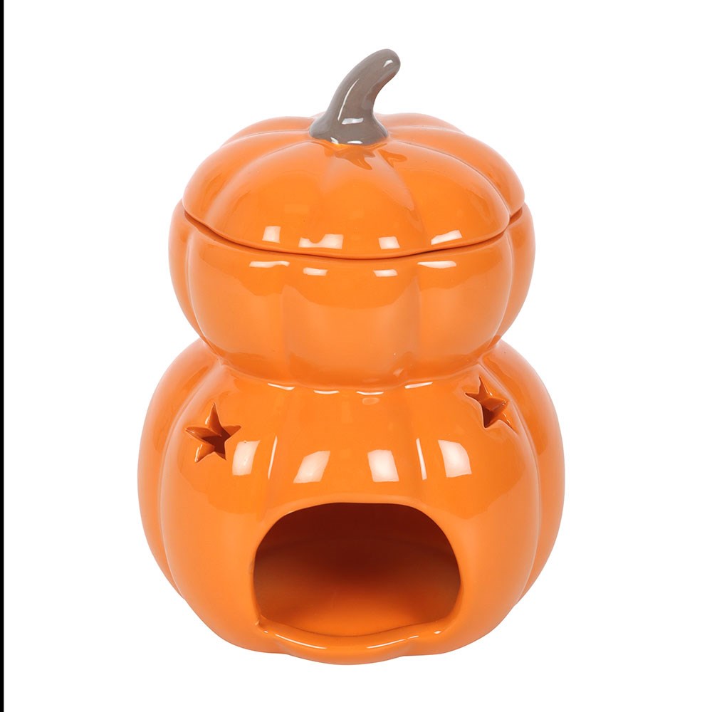 Stacked Pumpkin Wax Melt Burner