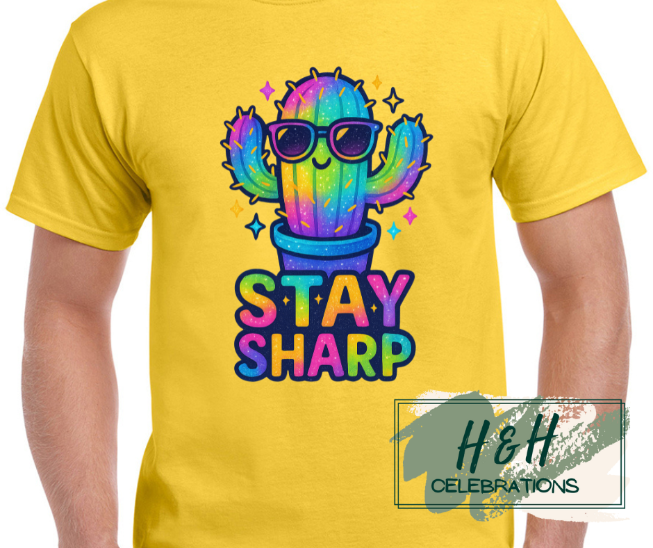 Womens Stay Sharp T-Shirt - 13 Colours
