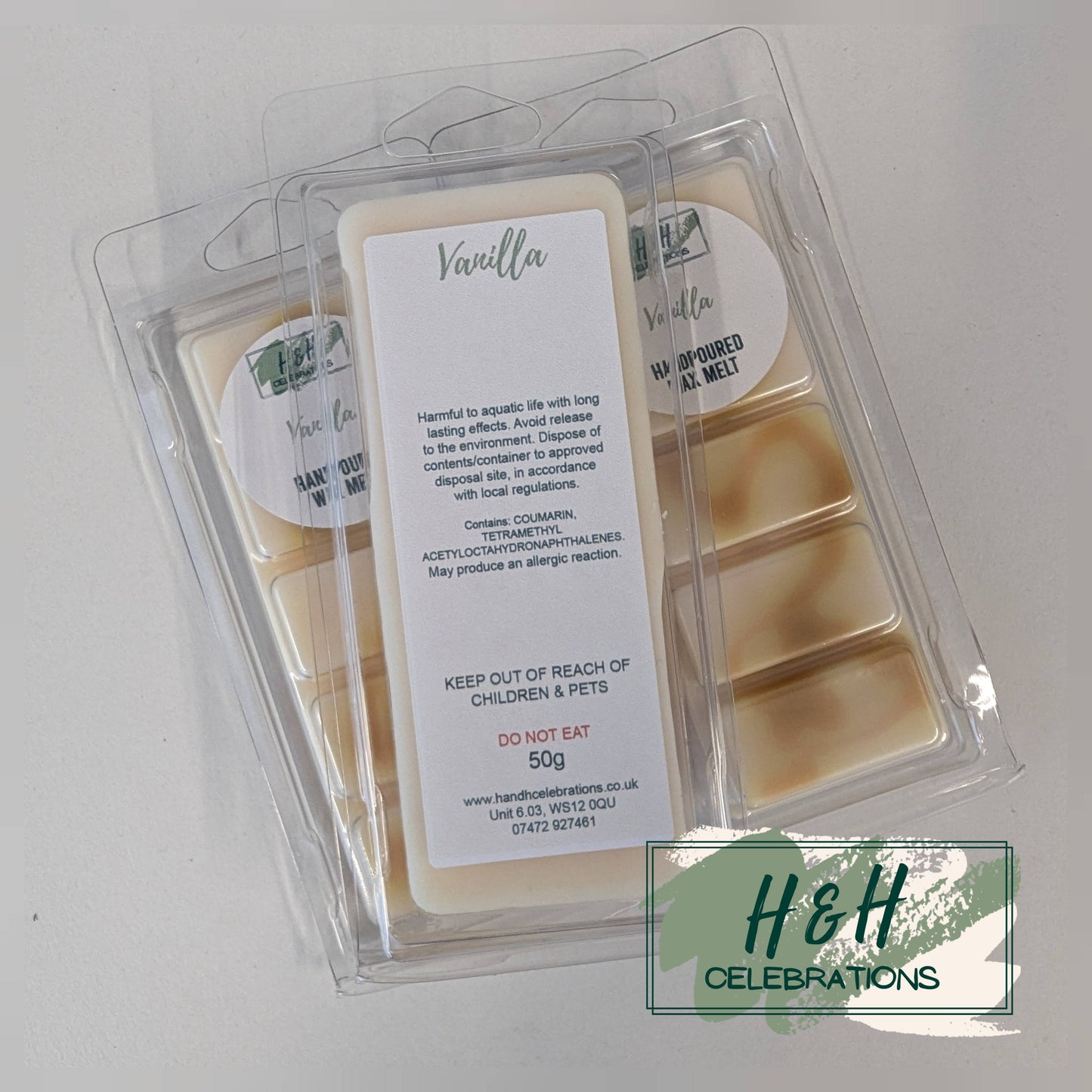 Vanilla Wax Melt Snap Bar