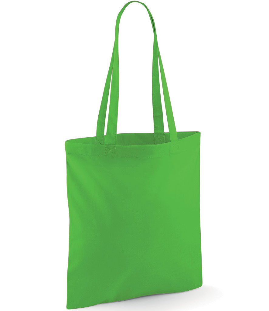 Rolling Oval Long Handle Cotton Tote Bag