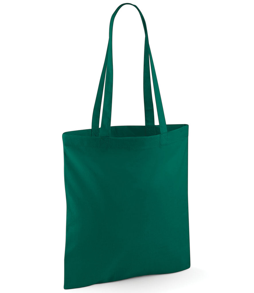 Rolling Oval Long Handle Cotton Tote Bag