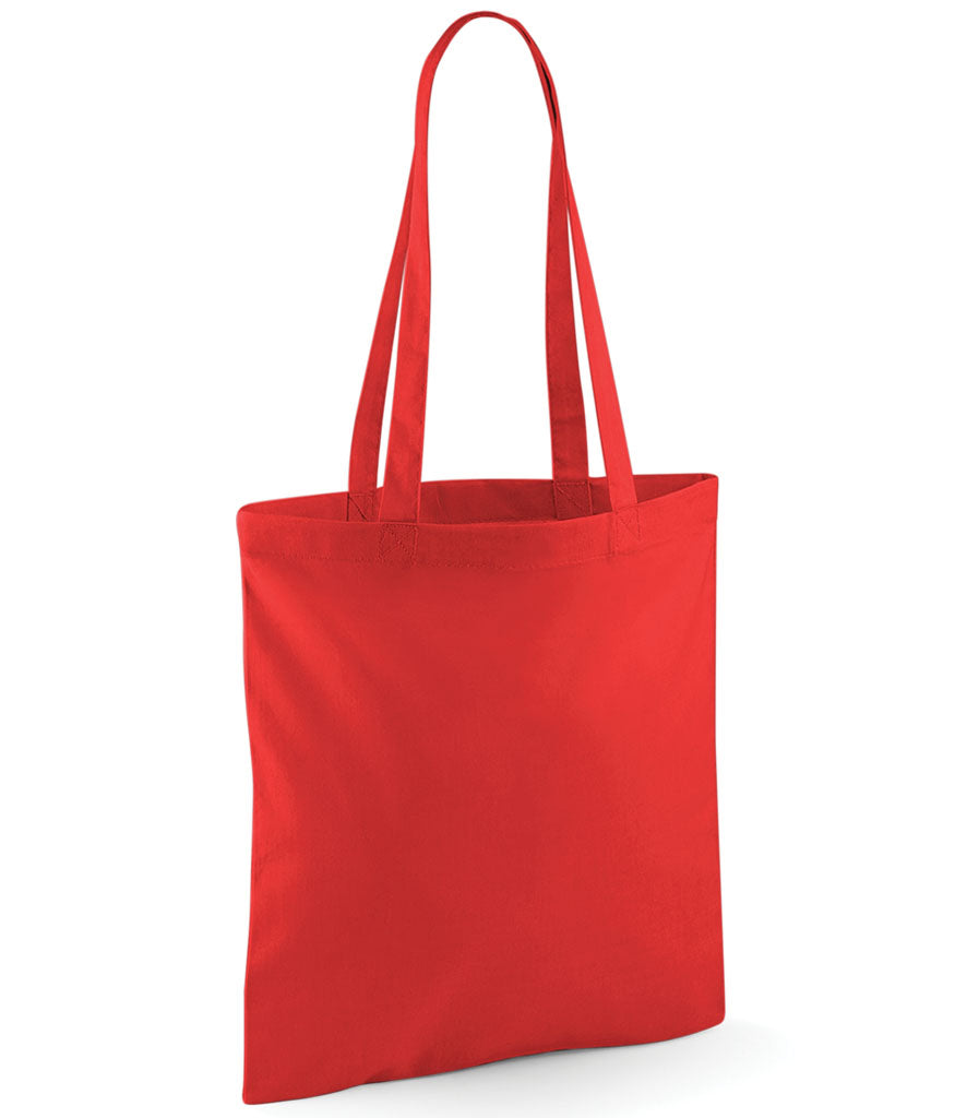 Rolling Oval Long Handle Cotton Tote Bag