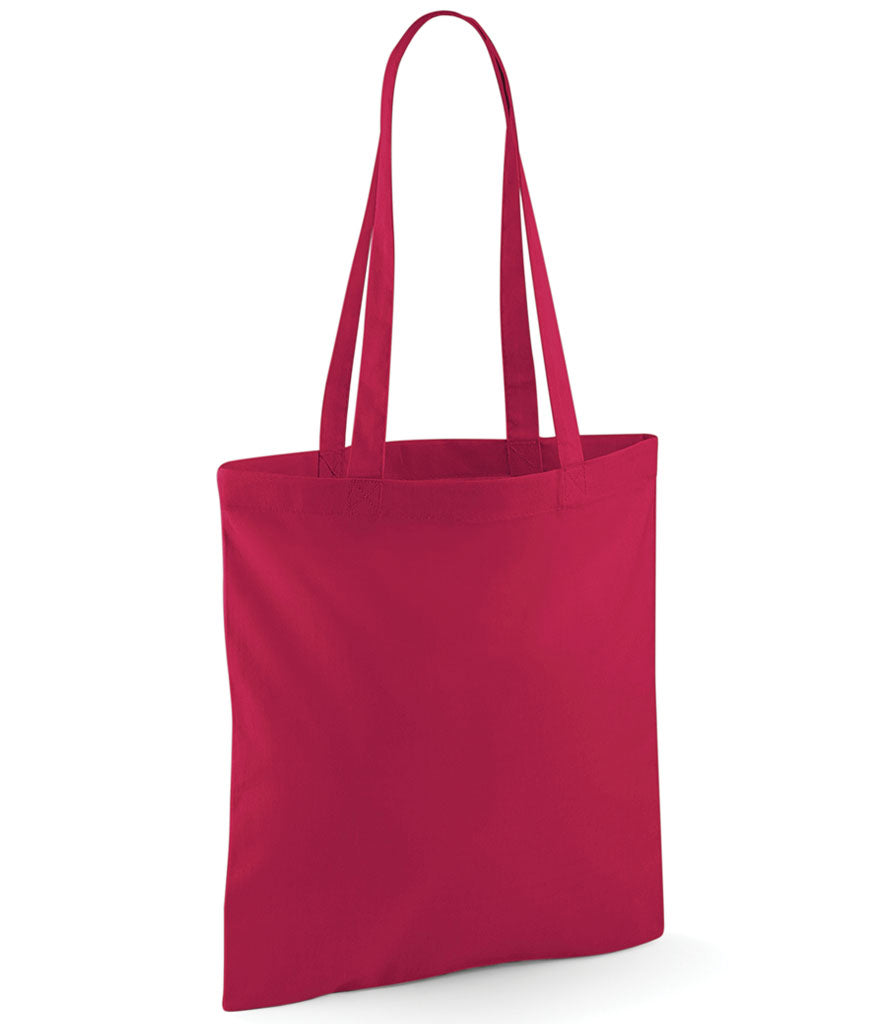 Rolling Oval Long Handle Cotton Tote Bag