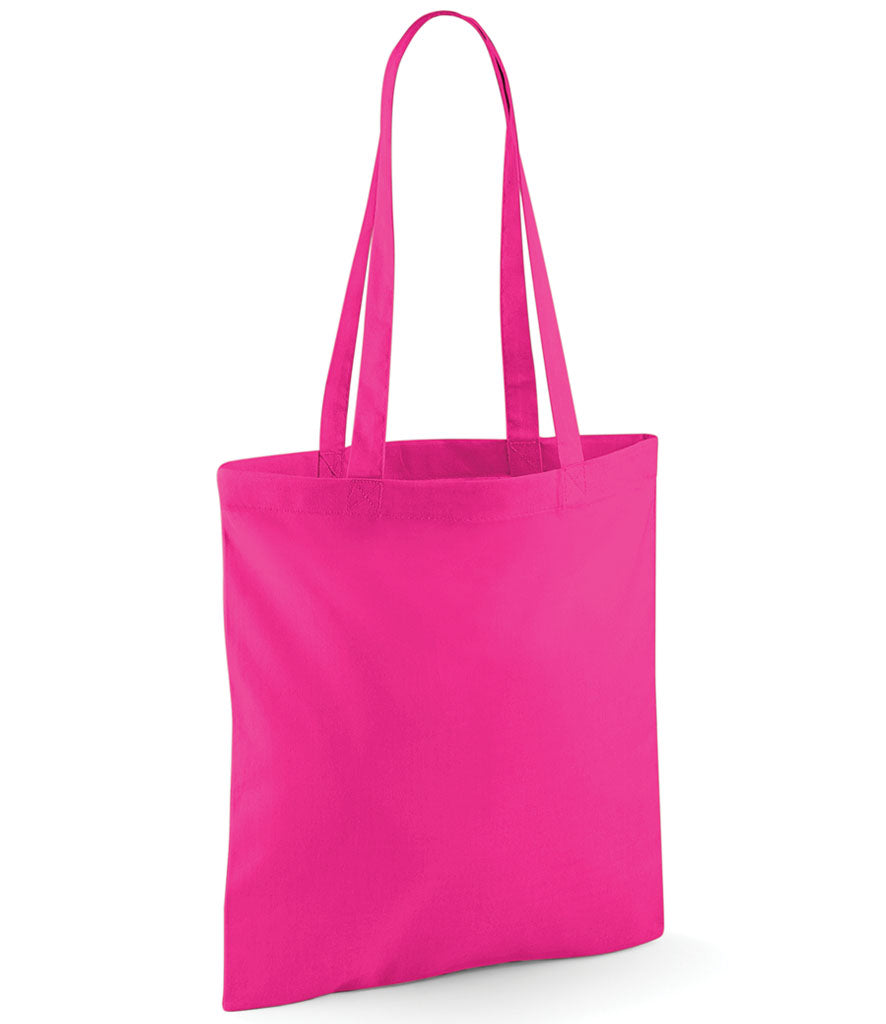 Rolling Oval Long Handle Cotton Tote Bag
