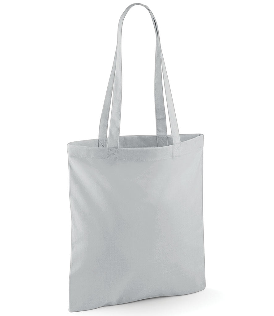 Rolling Oval Long Handle Cotton Tote Bag