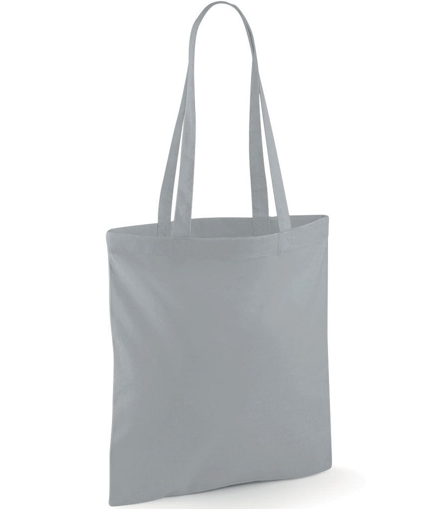 Rolling Oval Long Handle Cotton Tote Bag