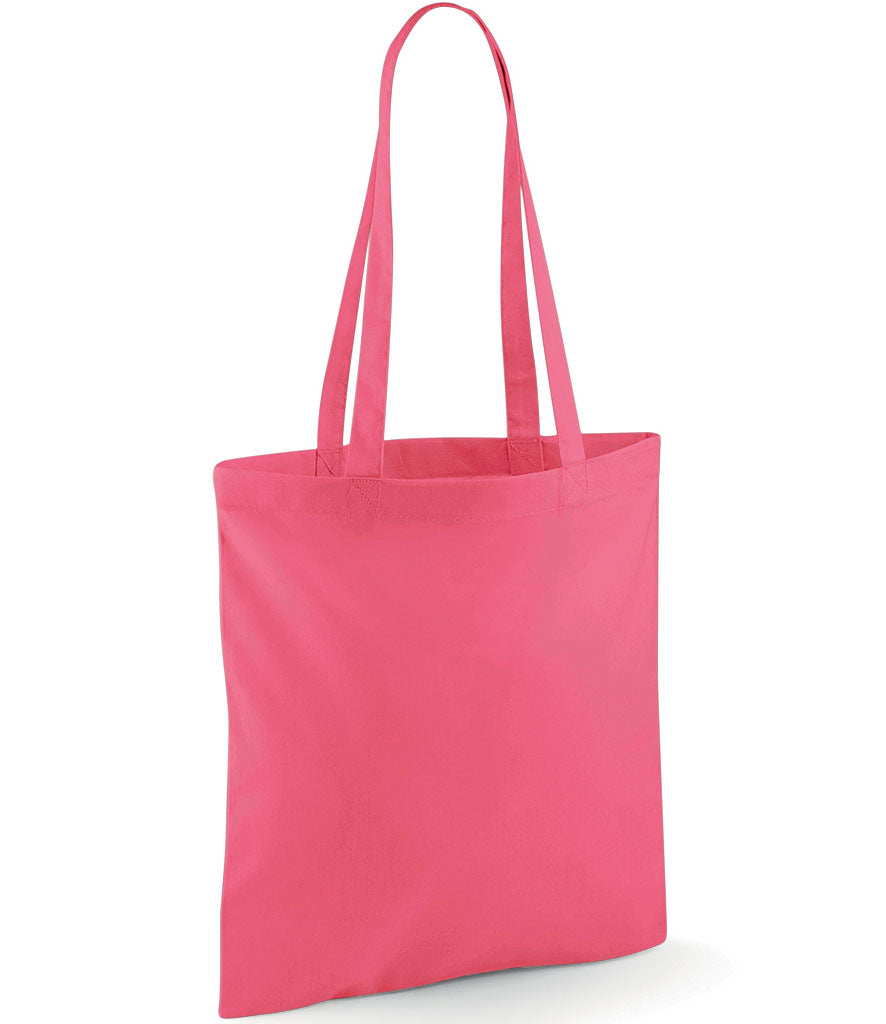 Rolling Oval Long Handle Cotton Tote Bag
