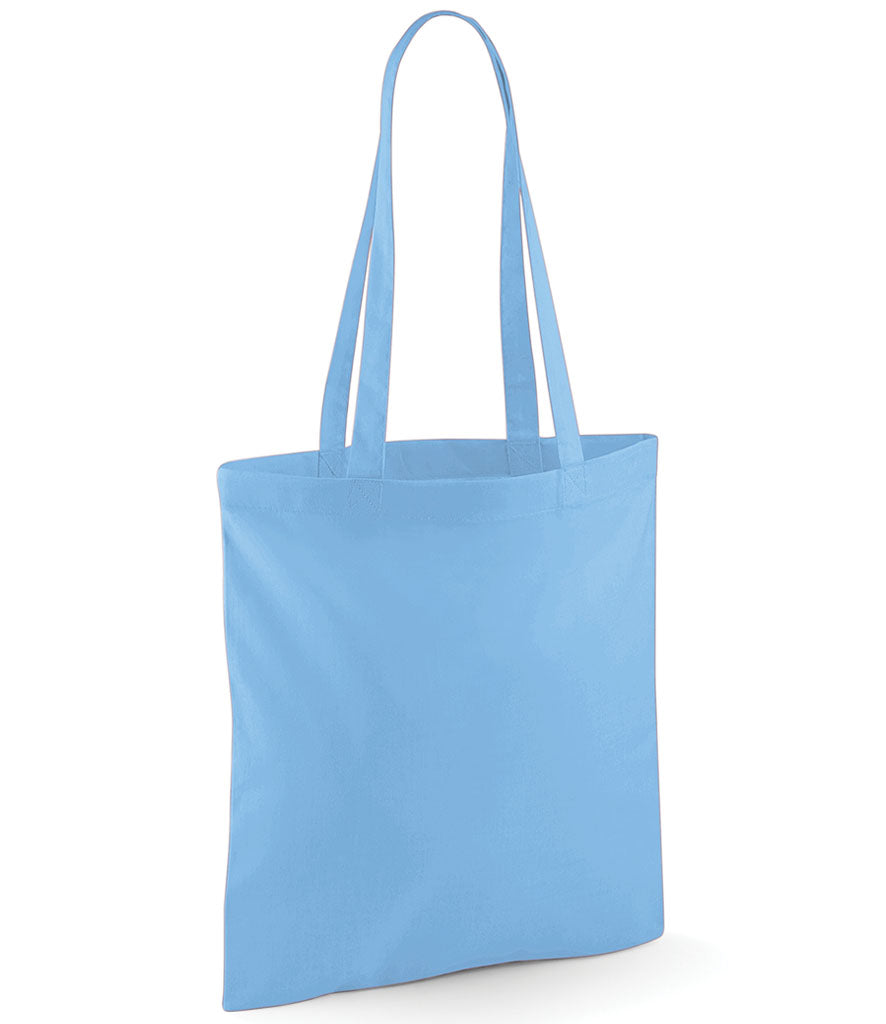Rolling Oval Long Handle Cotton Tote Bag
