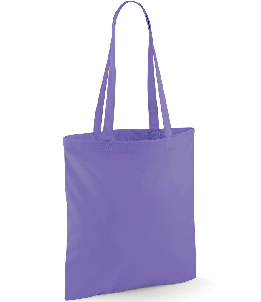 Rolling Oval Long Handle Cotton Tote Bag