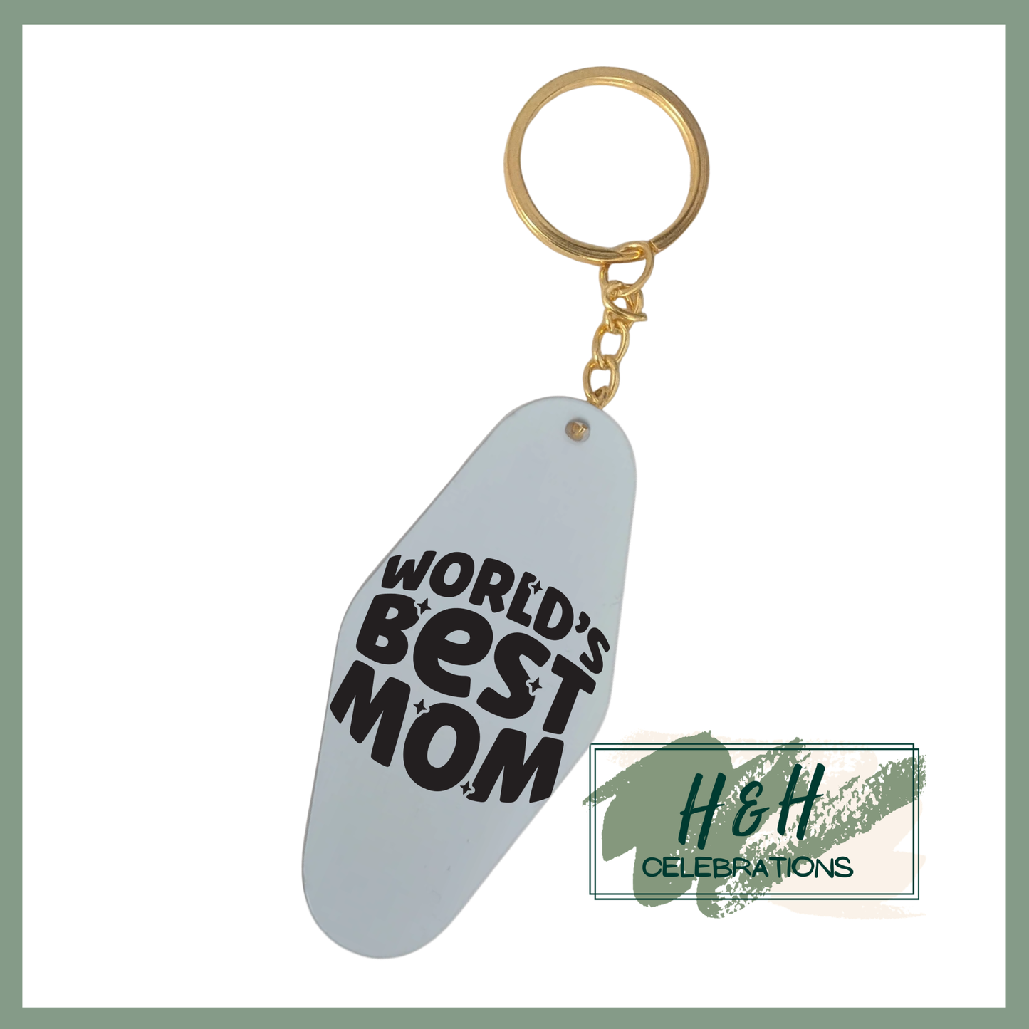 World's Best Mom Motel/Hotel Keyring