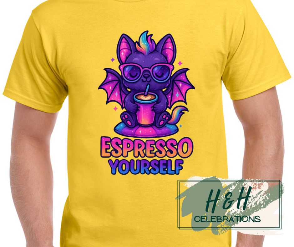 Womens Espresso Yourself T-Shirt - 13 Colours