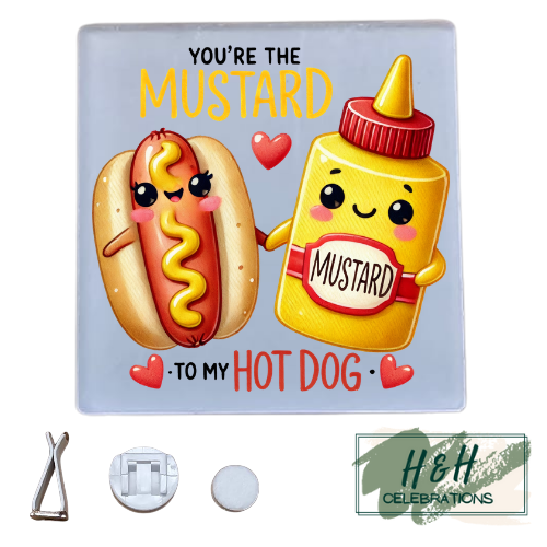 You're The Mustard To My Hot Dog Acrylic Car Vent Air Freshener