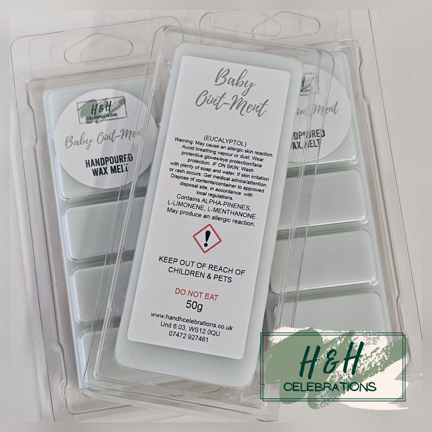 Baby Oint-Mint Wax Melt Snap Bar