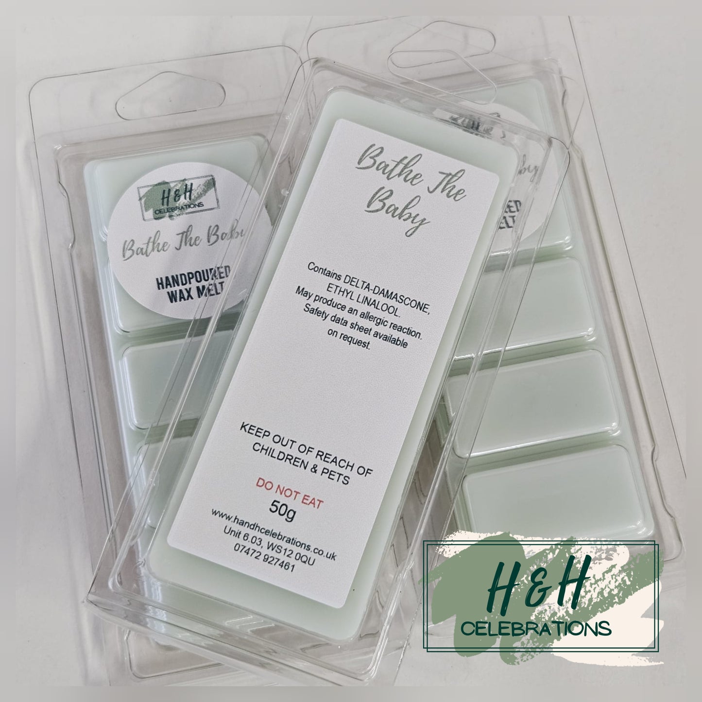 Bathe The Baby Wax Melt Snap Bar