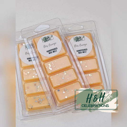 Bos Orange Wax Melt Snap Bar