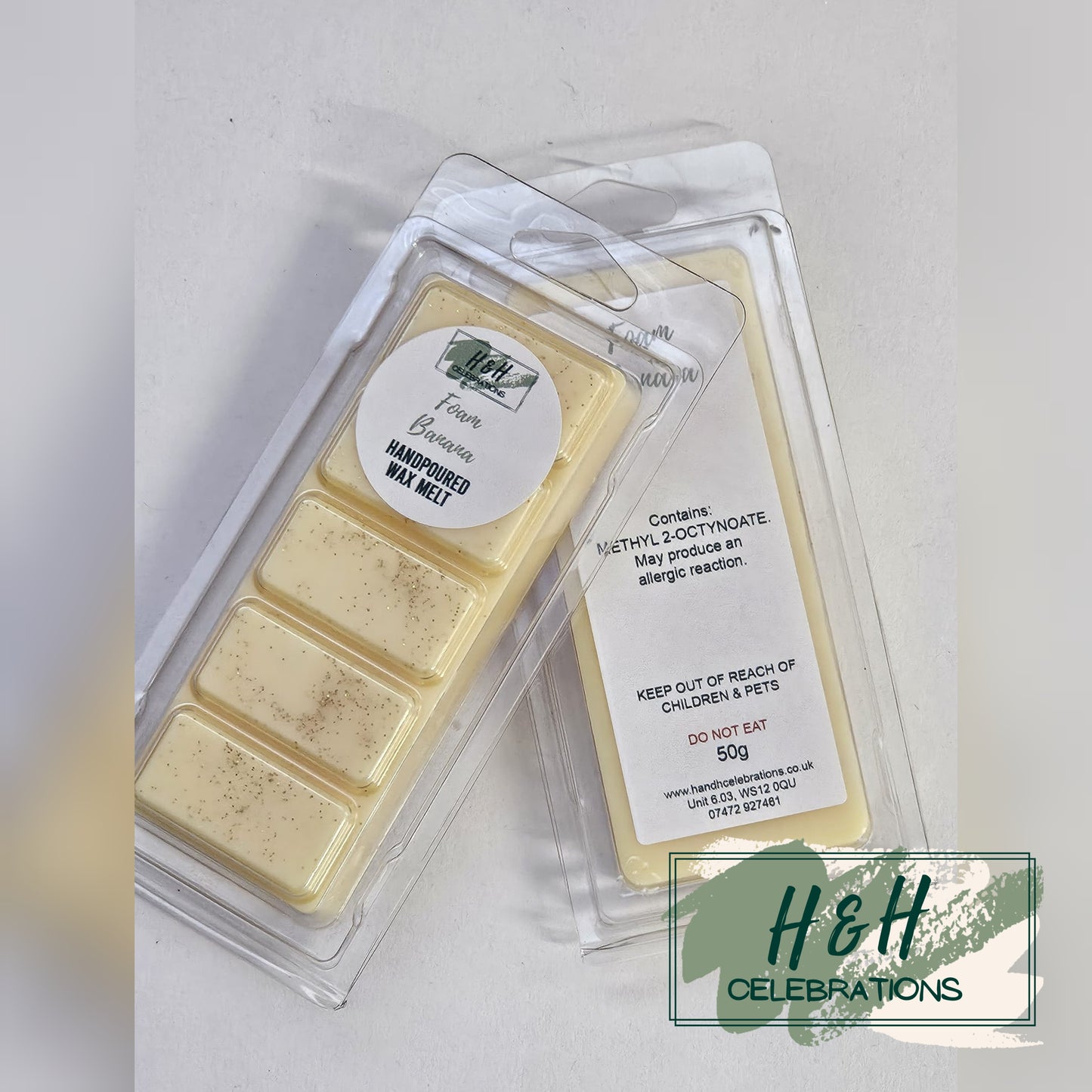 Foam Banana Wax Melt Snap Bar