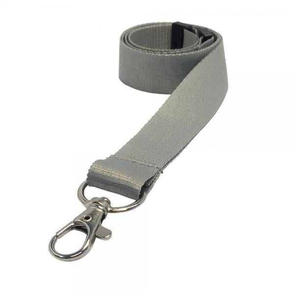 Rolling Oval Lanyard - Grey