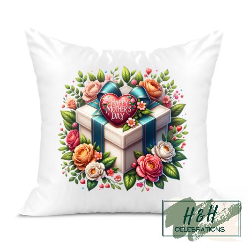Happy Mother's Day Gift Box Cushion