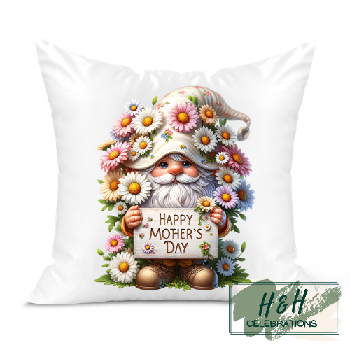 Happy Mother's Day Gnome Cushion