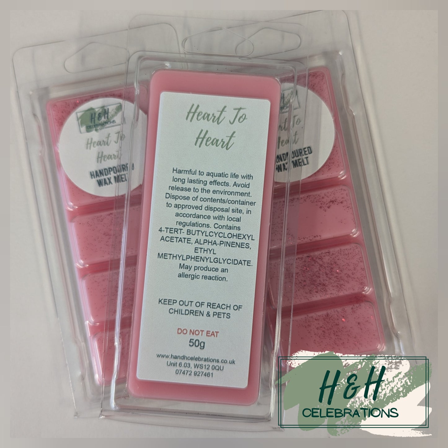 Heart To Heart Wax Melt Snap Bar