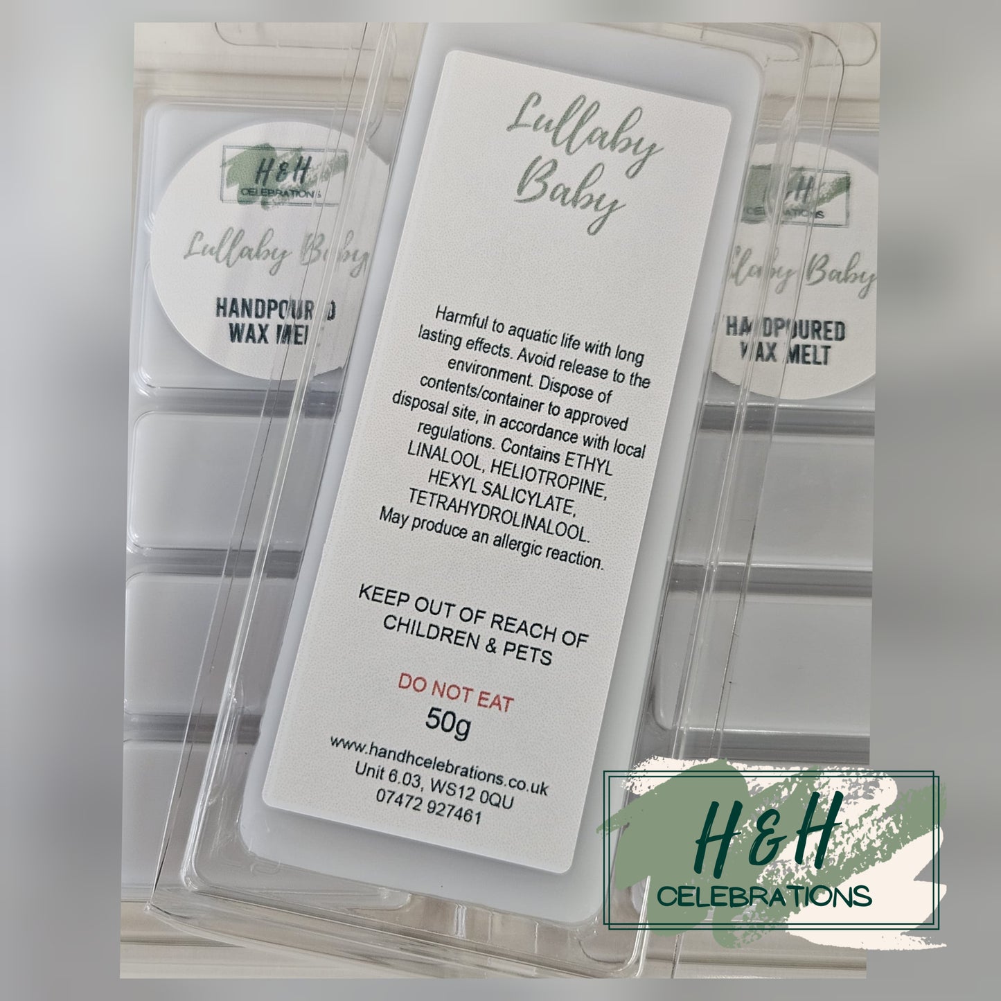 Lullaby Baby Wax Melt Snap Bar