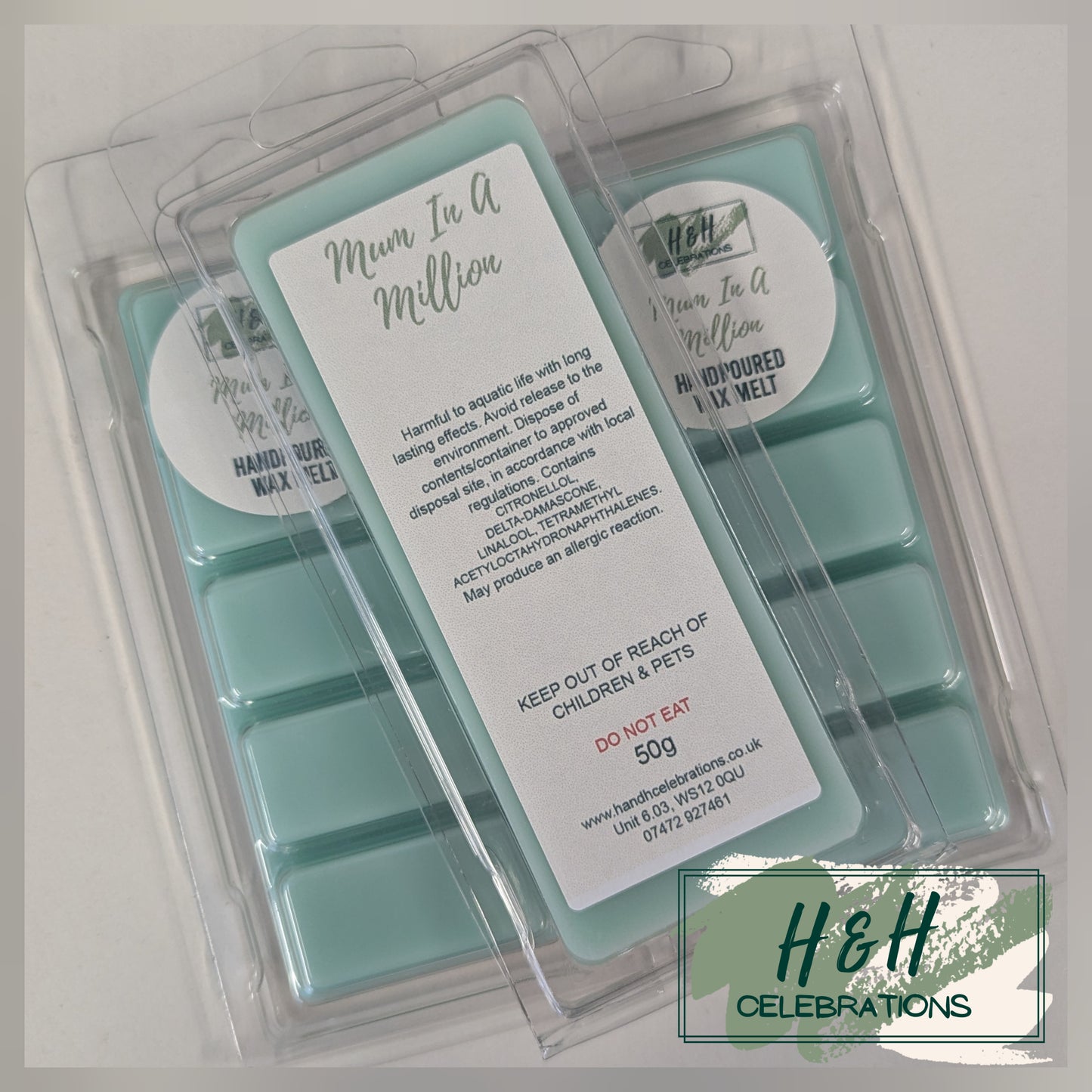 Mum In A Million Wax Melt Snap Bar