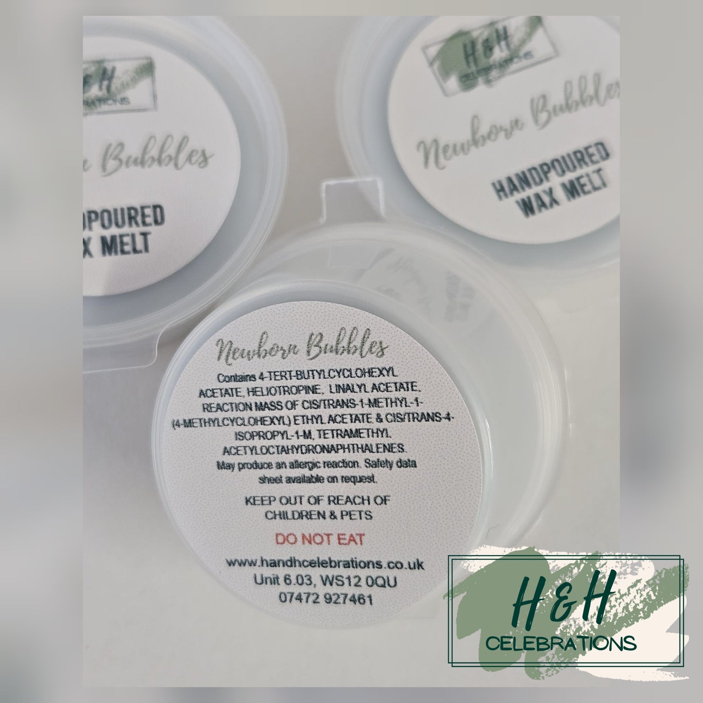 Newborn Bubbles Wax Melt Shot Pot