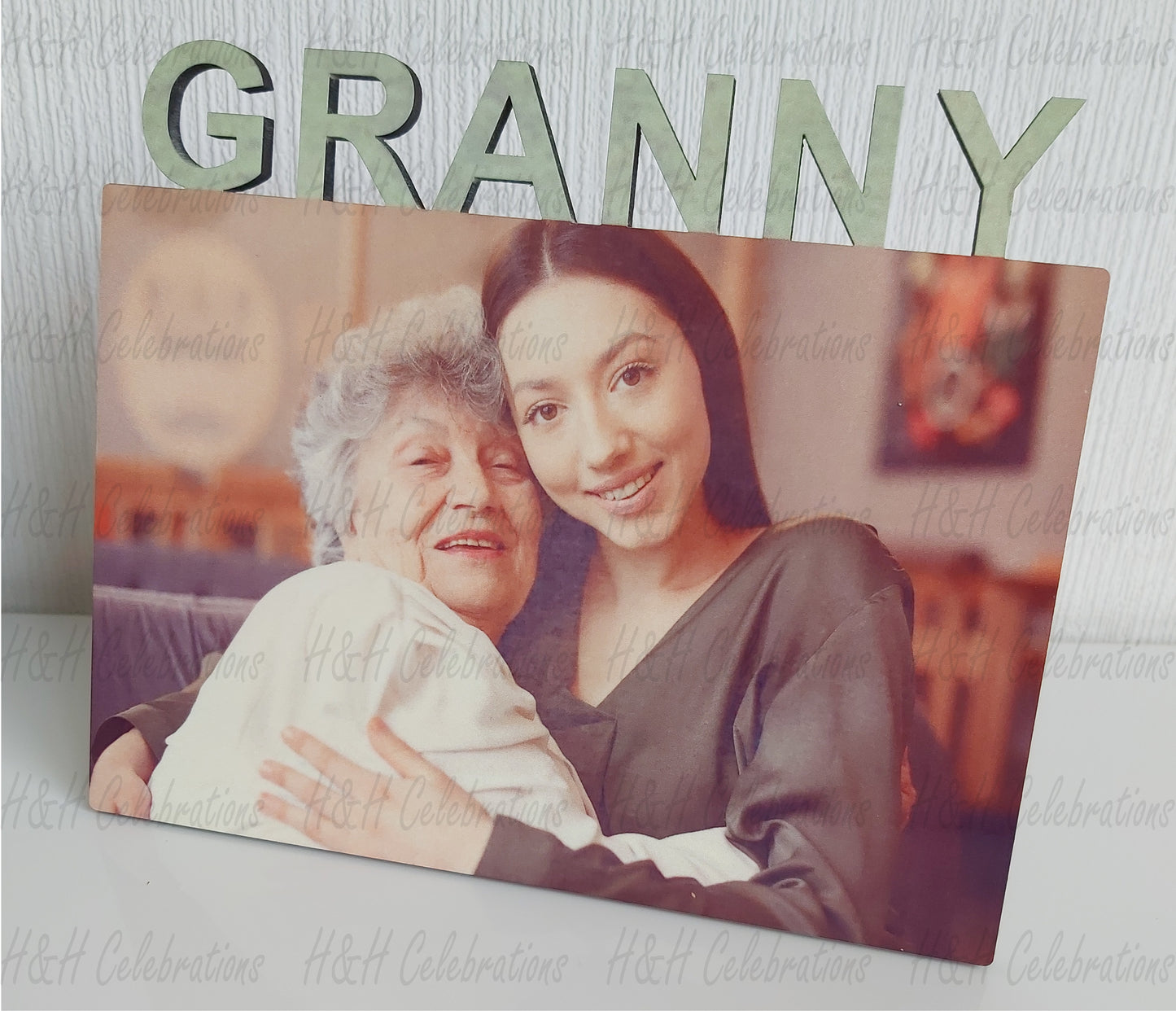 Personalised MDF Granny Photo Panel
