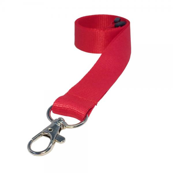 Rolling Oval Lanyard - Red