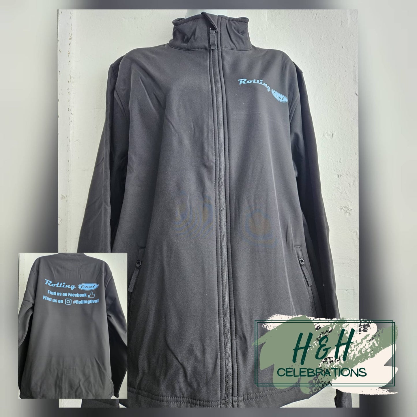 Rolling Oval Two Layer Soft Shell Jacket For Adults