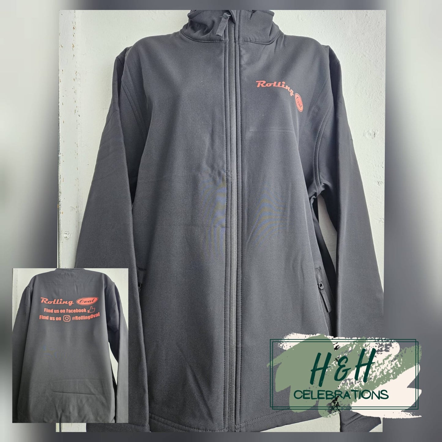 Rolling Oval Two Layer Soft Shell Jacket For Adults