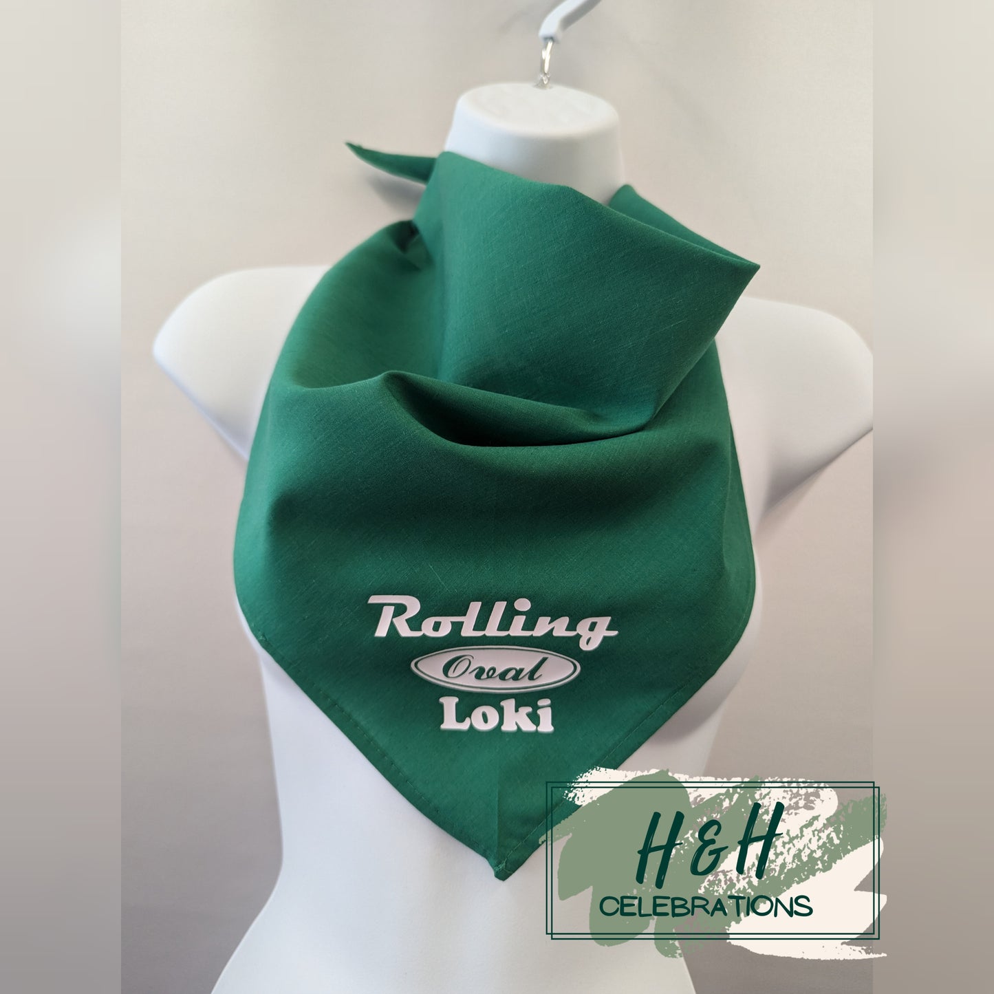 Rolling Oval Pet Bandana