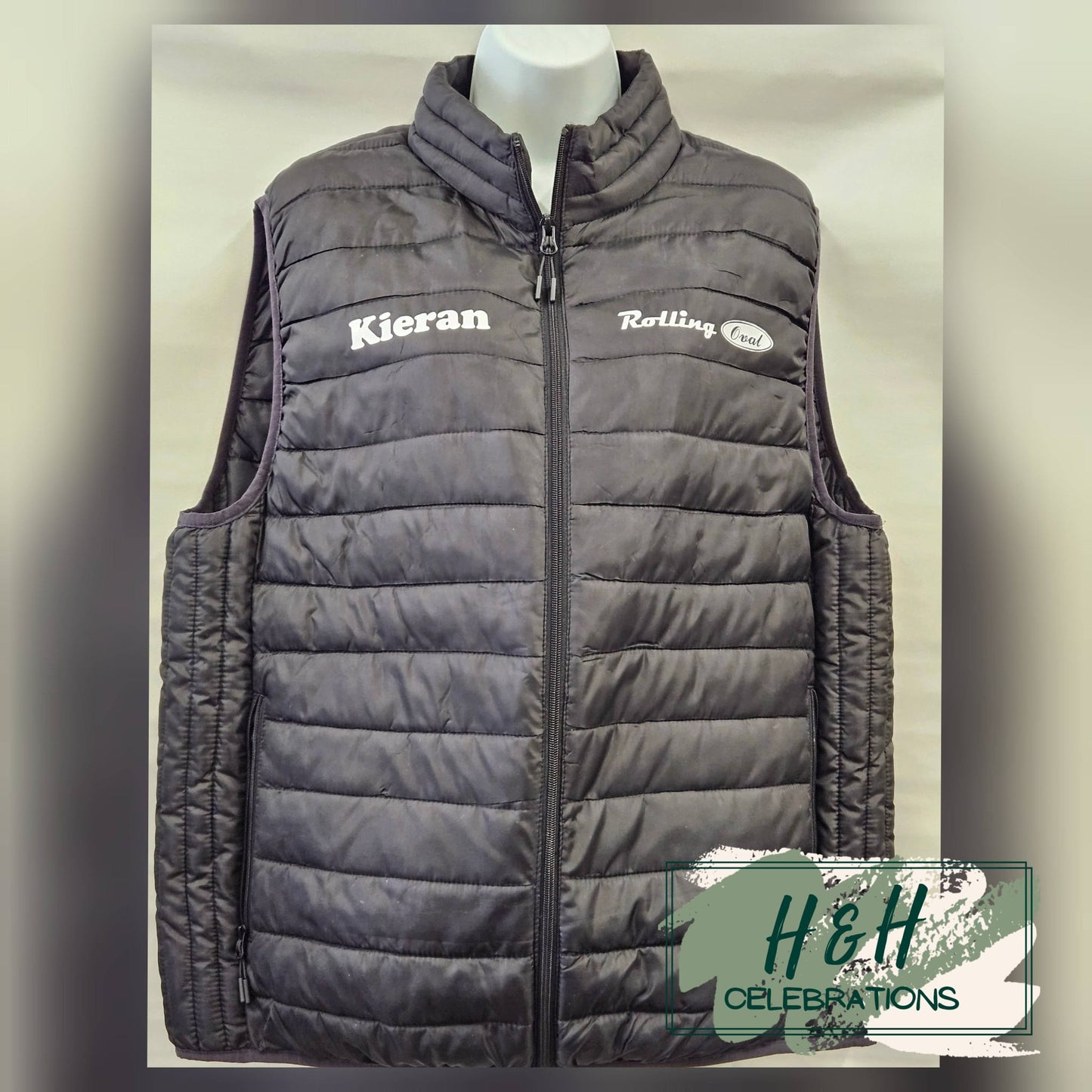 Rolling Oval Gilet For Men