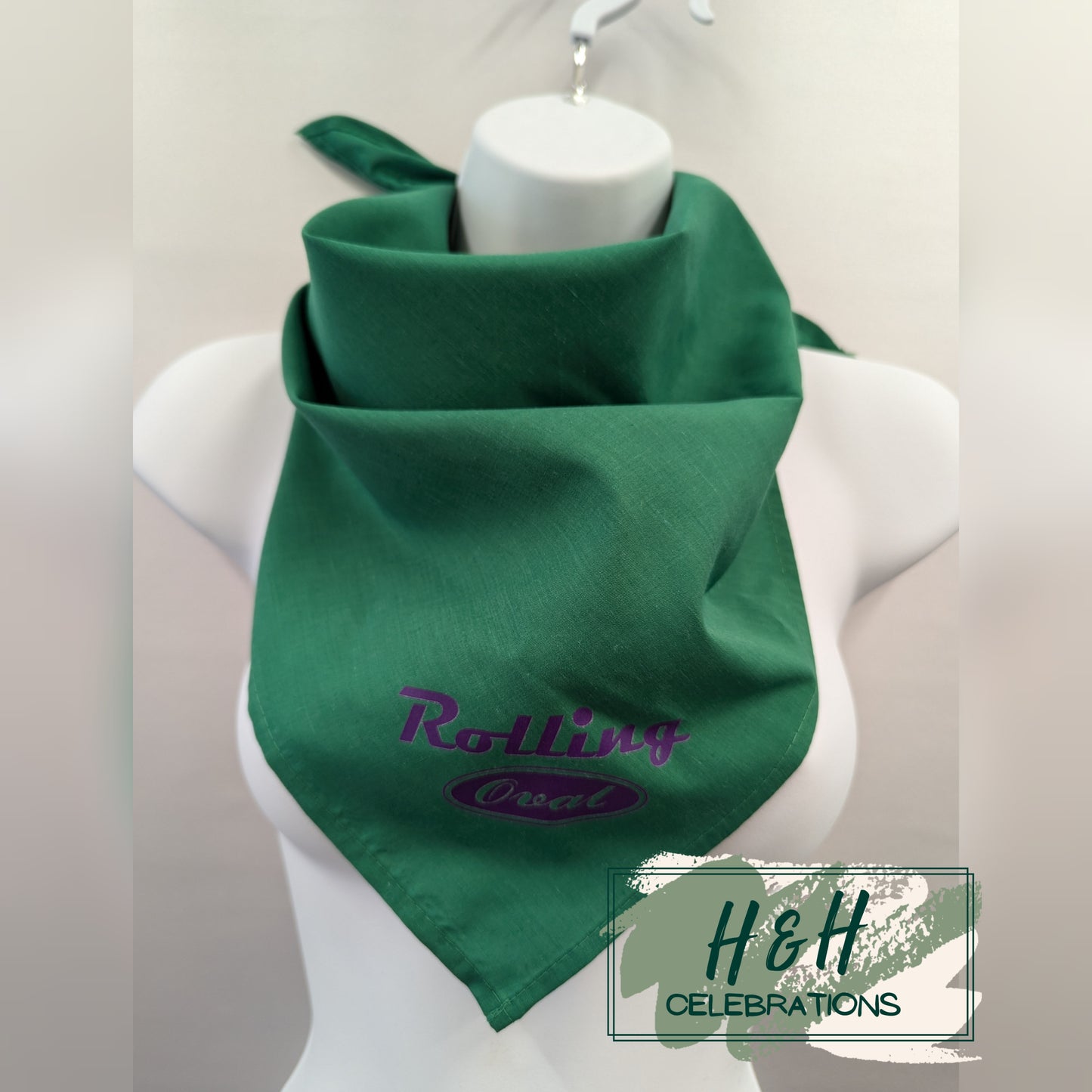 Rolling Oval Pet Bandana