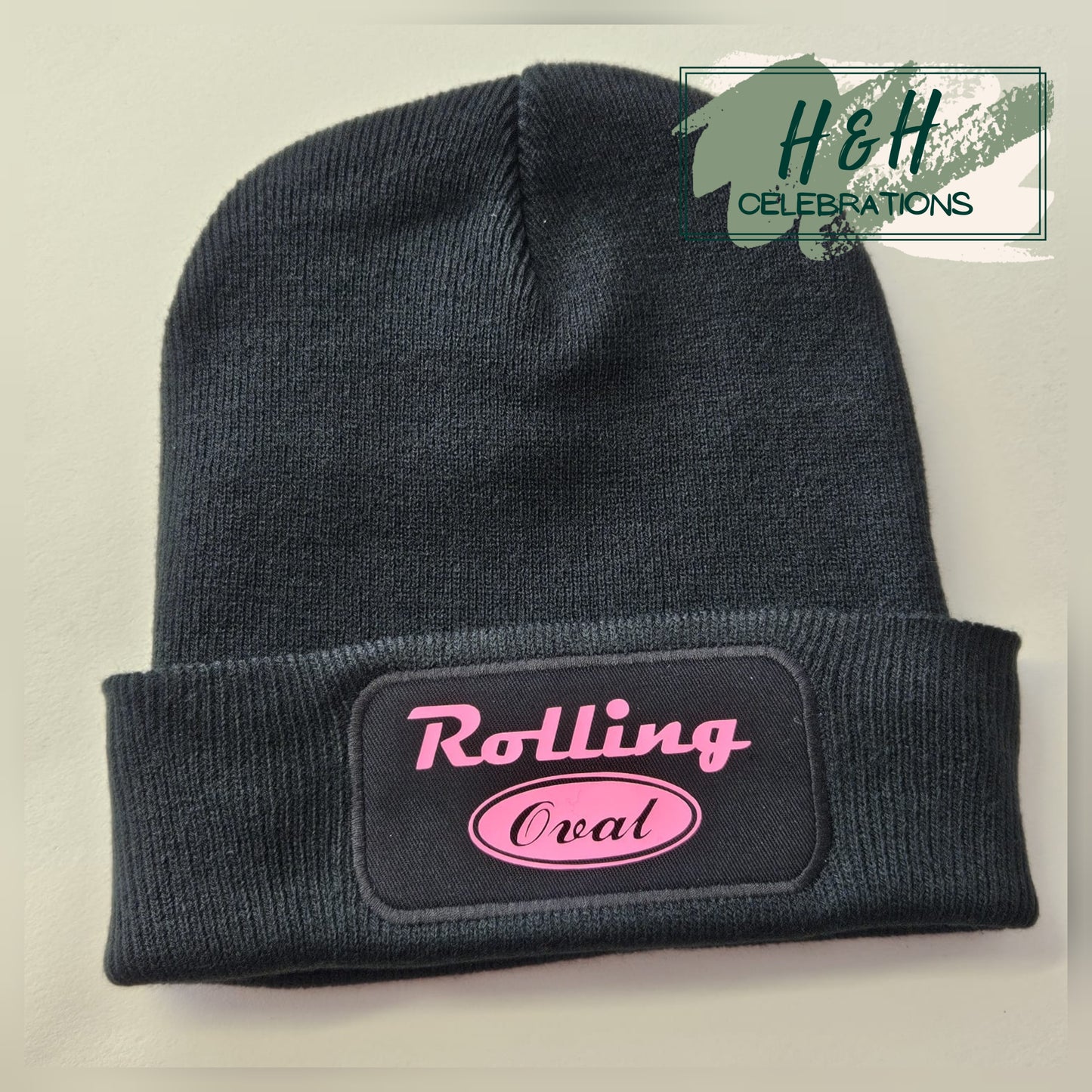 Rolling Oval Beanie Hat