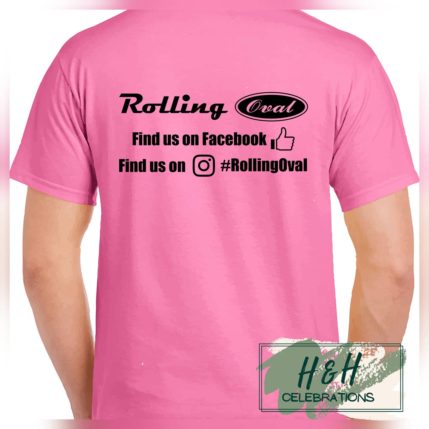 Rolling Oval T-Shirt For Kids - Azalea