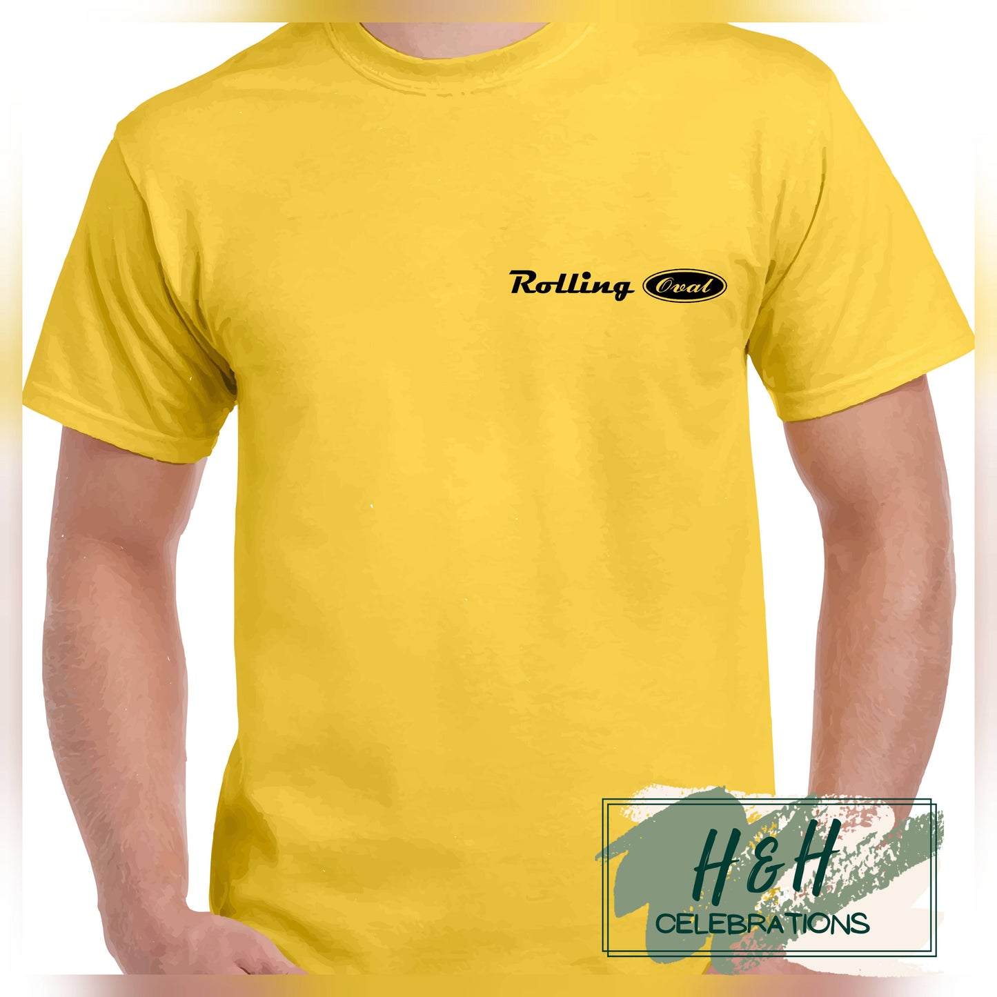 Rolling Oval T-Shirt For Kids - Daisy