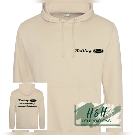 Rolling Oval Hoodie For Adults - Desert Sand