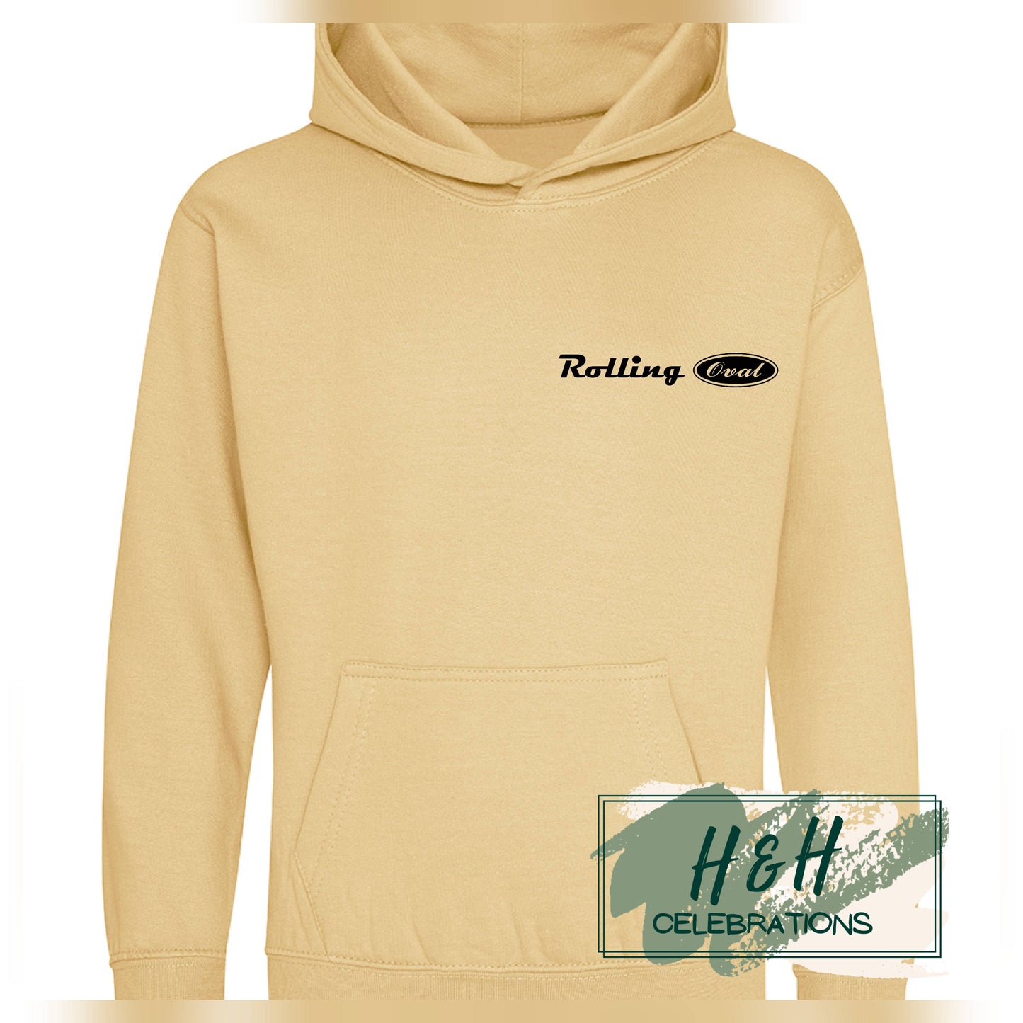 Rolling Oval Hoodie For Kids - Desert Sand