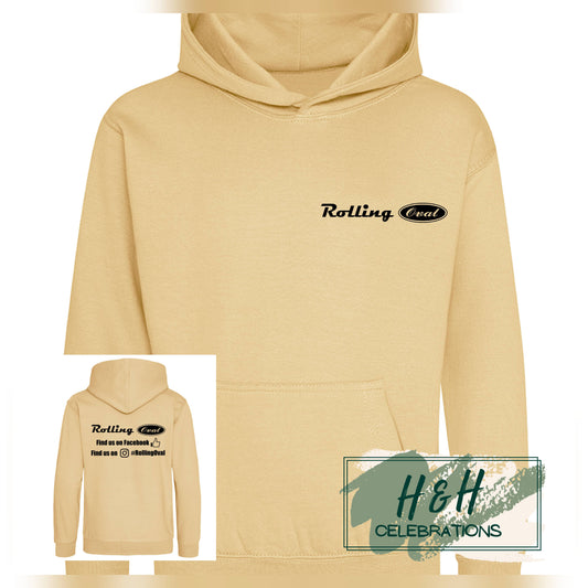 Rolling Oval Hoodie For Kids - Desert Sand