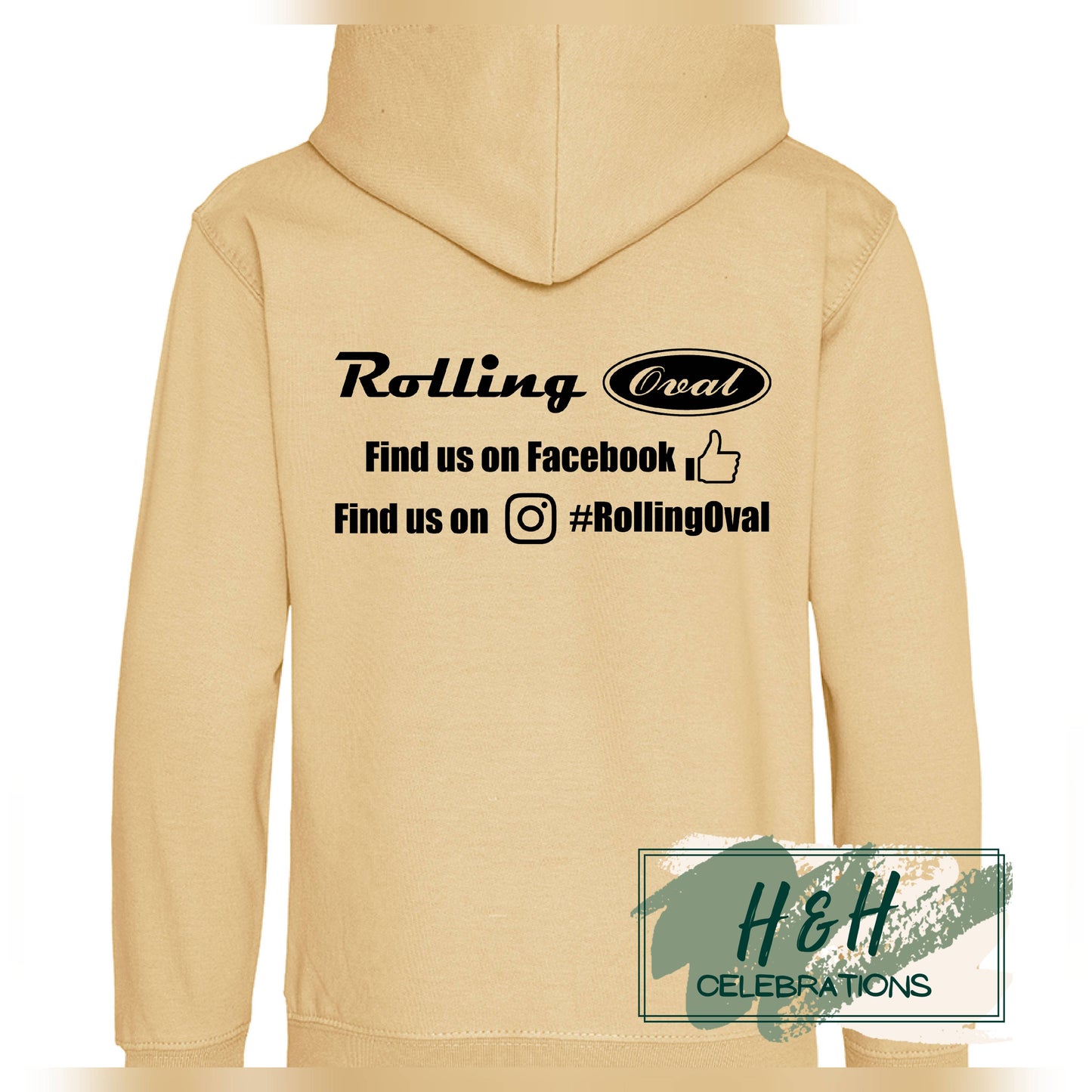 Rolling Oval Hoodie For Kids - Desert Sand