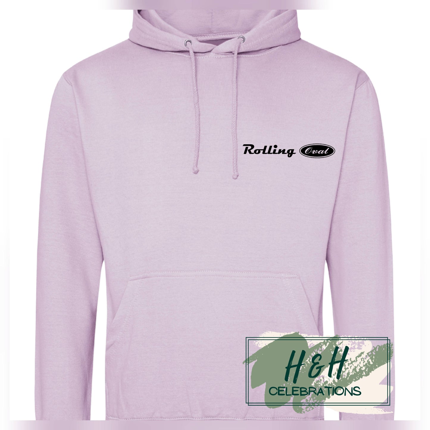 Rolling Oval Hoodie For Adults - Lilac
